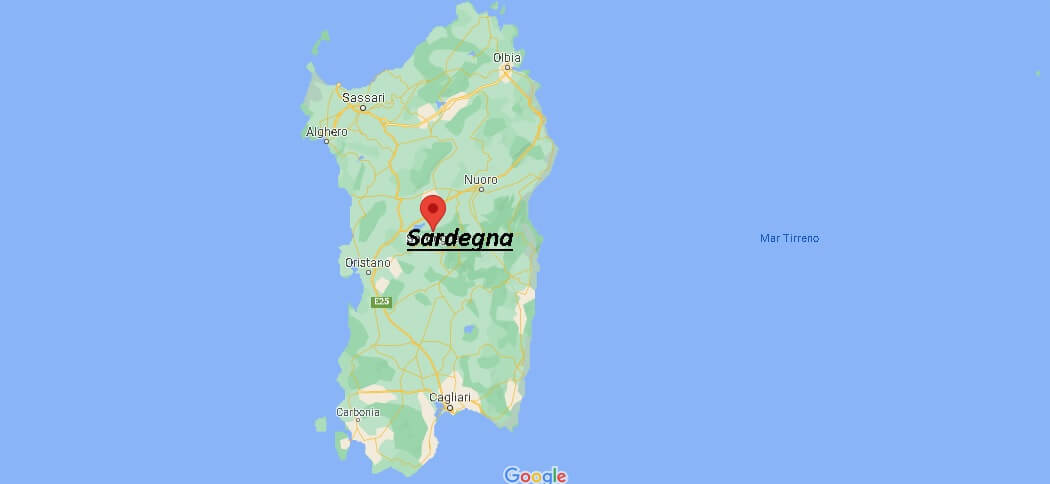 Dove si trova la Sardegna centro o sud