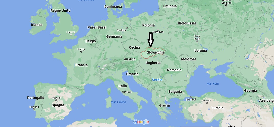Dove si trova la Slovacchia in Europa