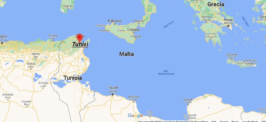 Dove si trova la Tunisia