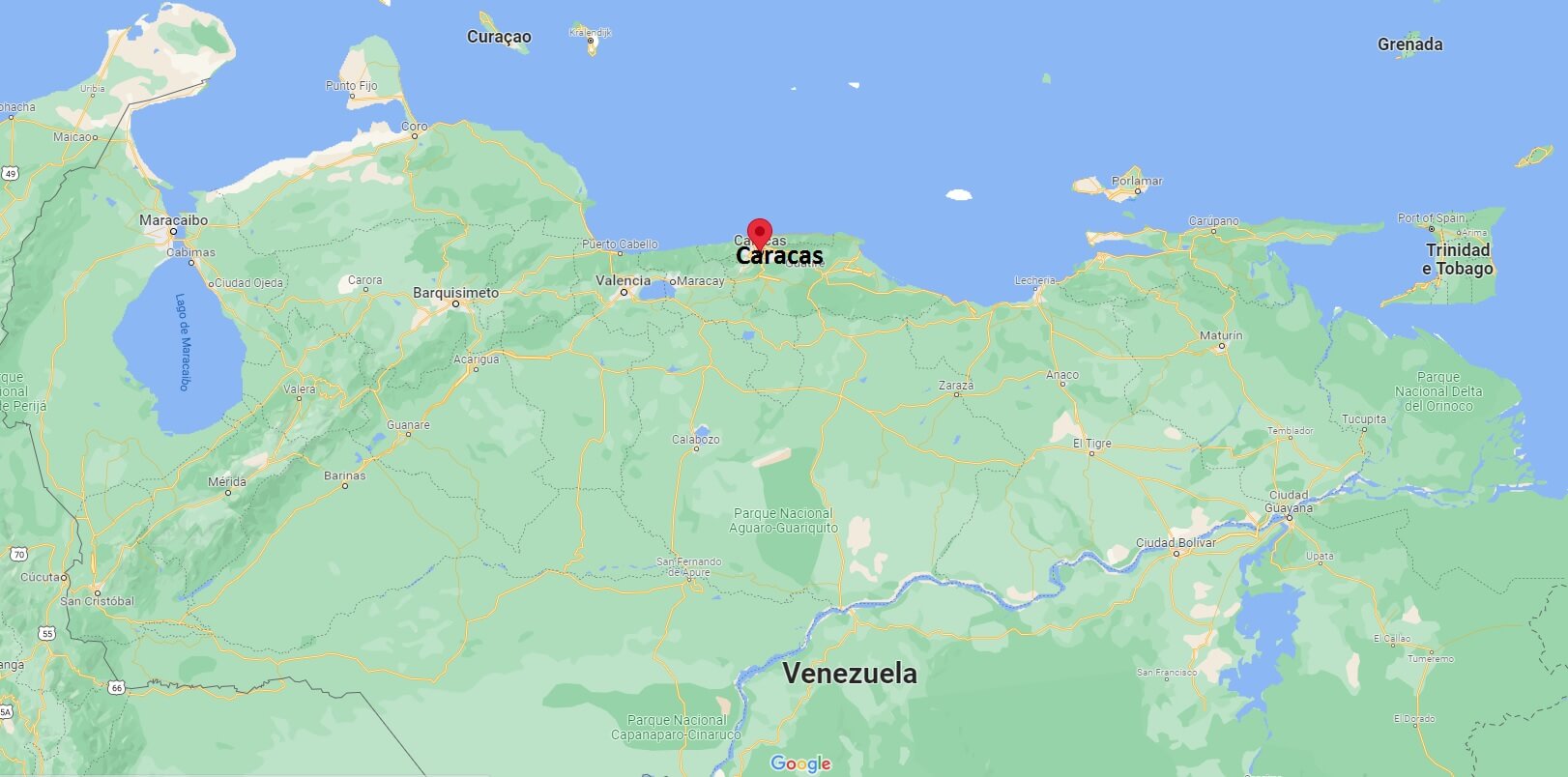 In che provincia si trova Caracas