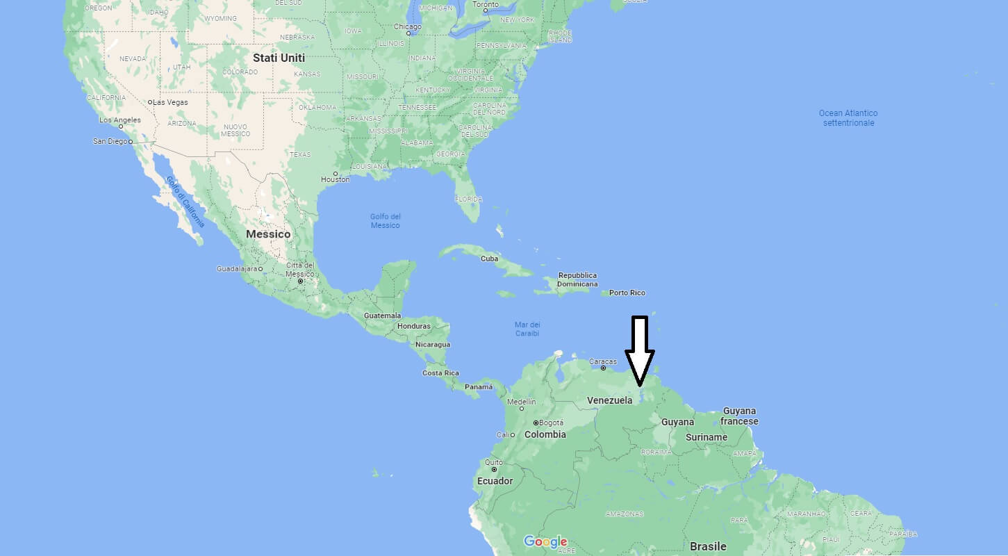 In quale parte dell'america si trova il Venezuela
