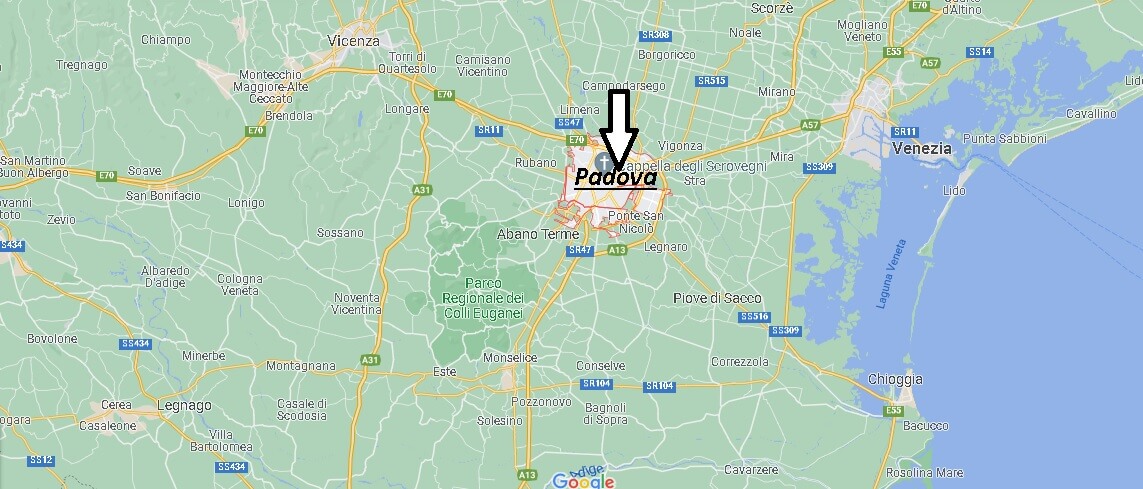 In quale regione si trova Padova