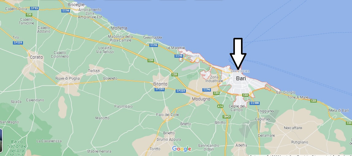 Mappa Bari