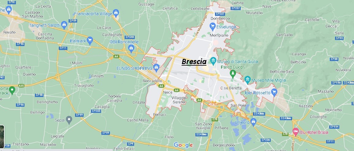 Mappa Brescia