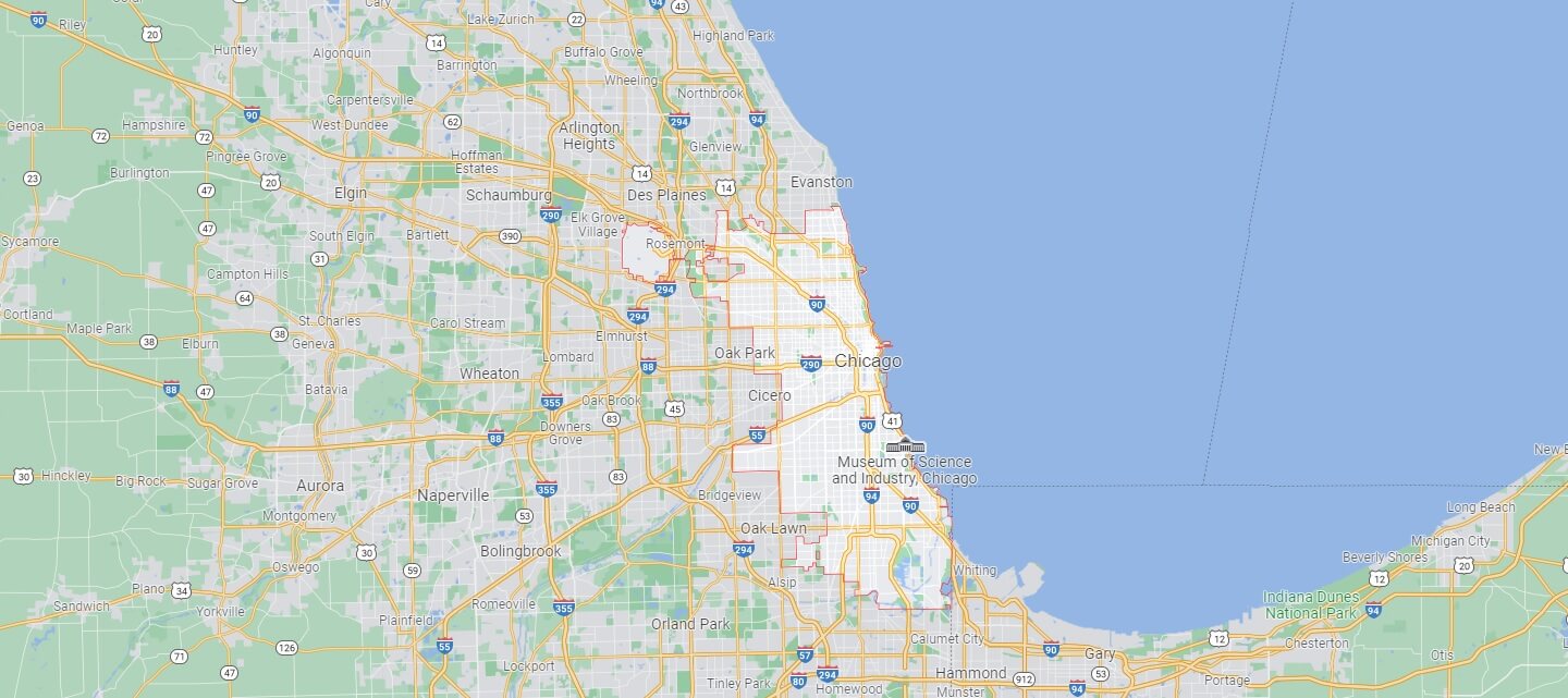 Mappa Chicago
