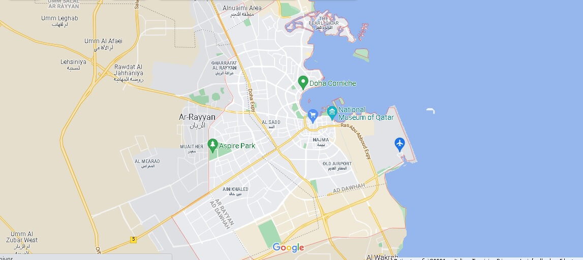 Mappa Doha