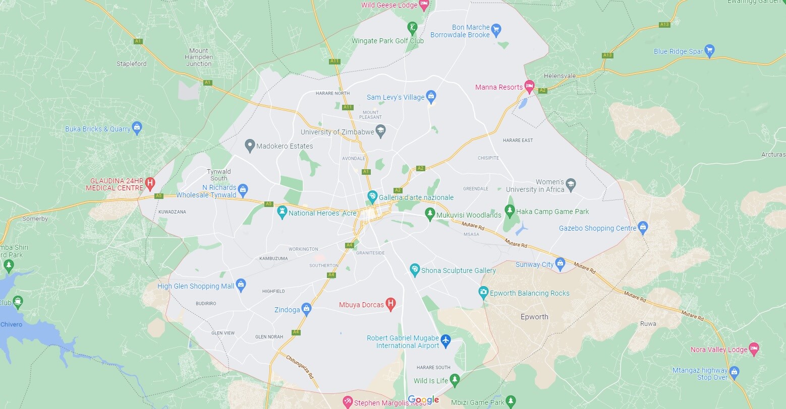 Mappa Harare