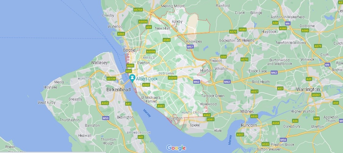 Mappa Liverpool