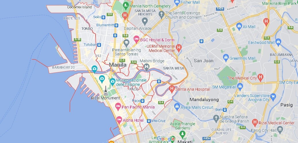 Mappa Manila