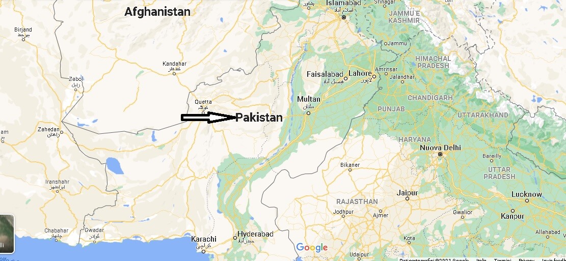 Mappa Pakistan