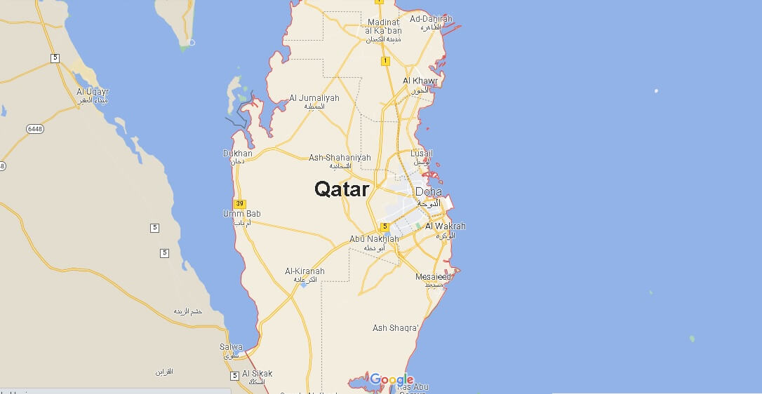 Mappa Qatar