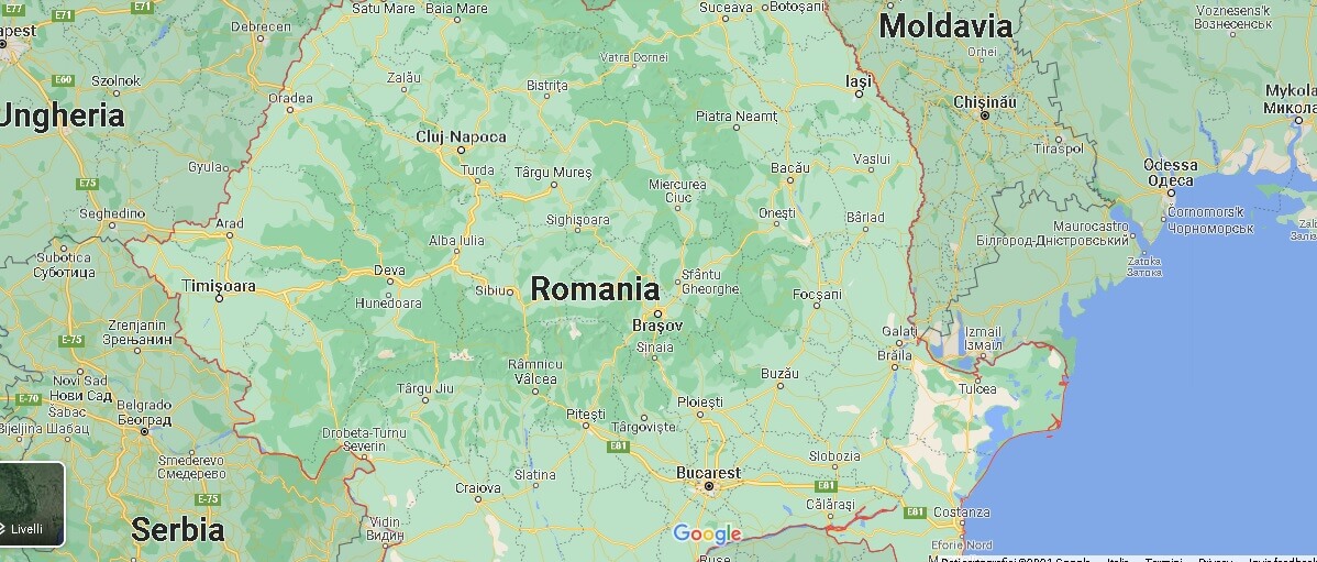 Mappa Romania