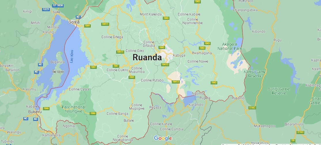 Mappa Ruanda
