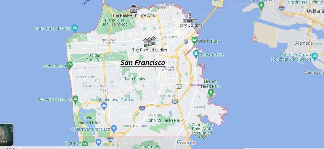 Mappa San Francisco