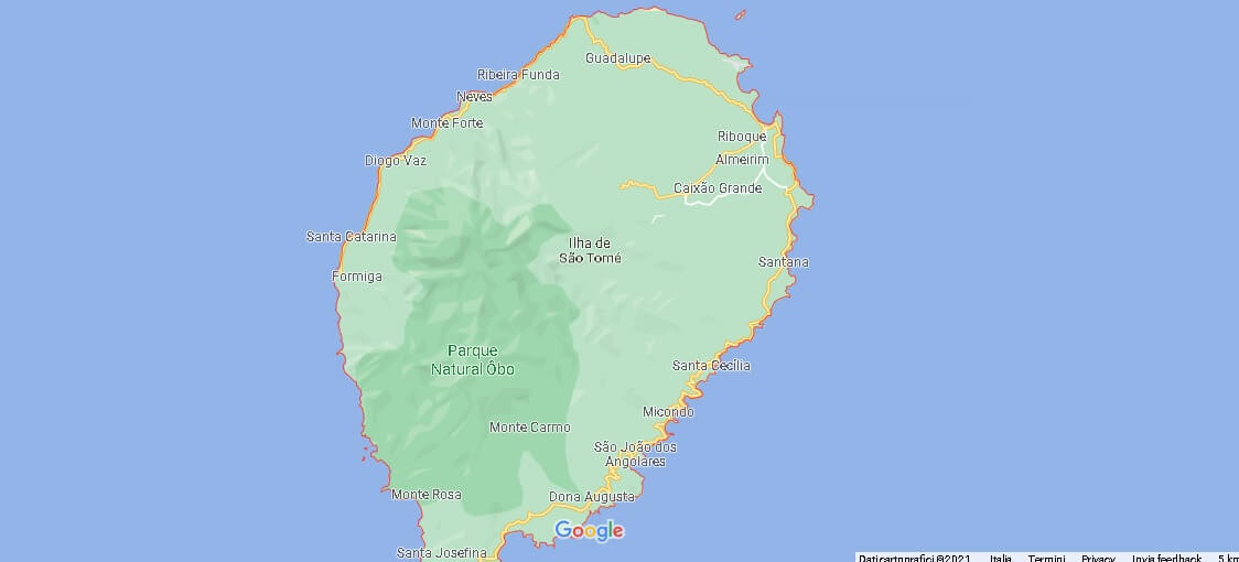 Mappa São Tomé e Príncipe