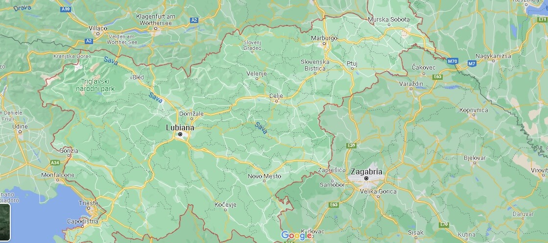 Mappa Slovenia