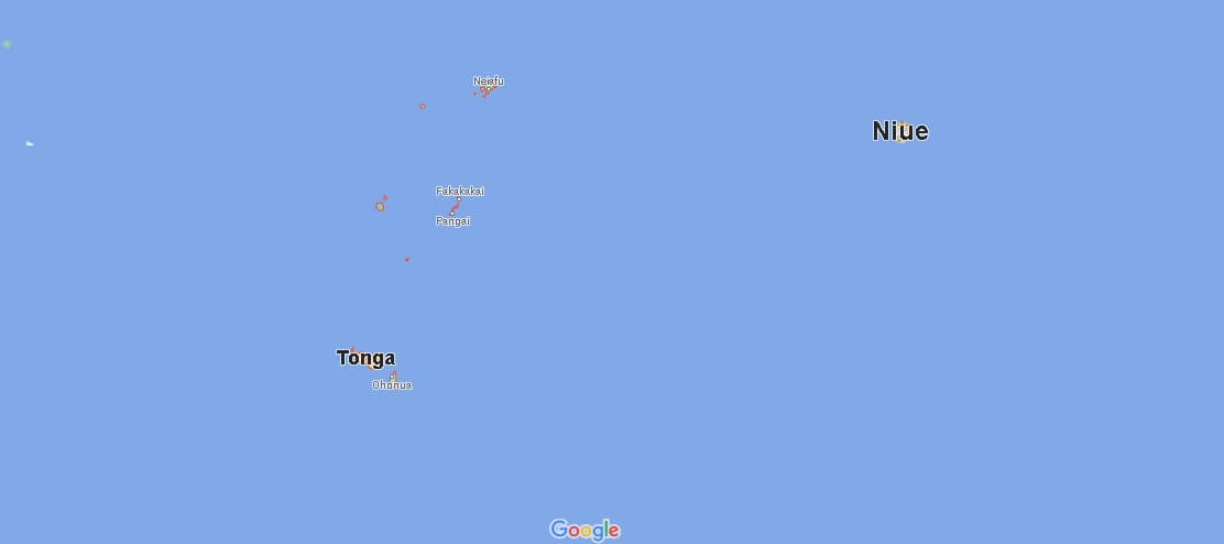 Mappa Tonga