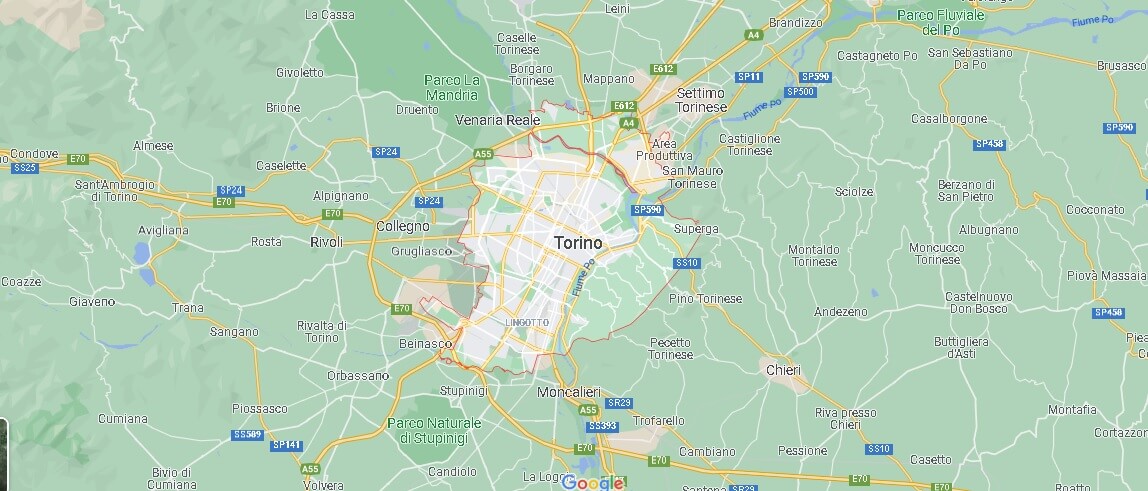 Mappa Torino