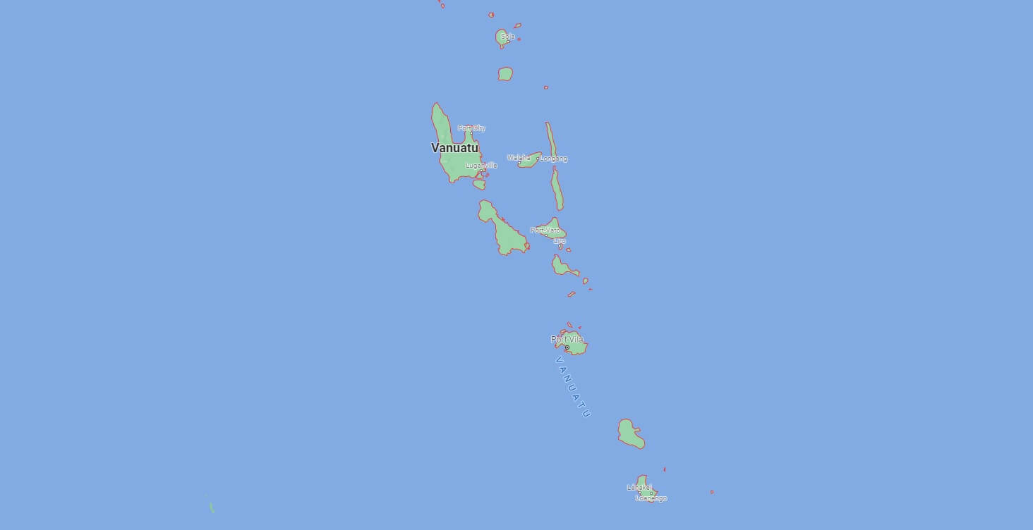 Mappa Vanuatu