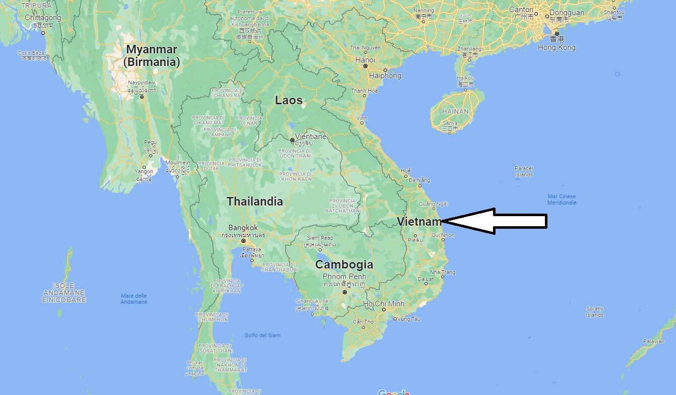 Mappa Vietnam