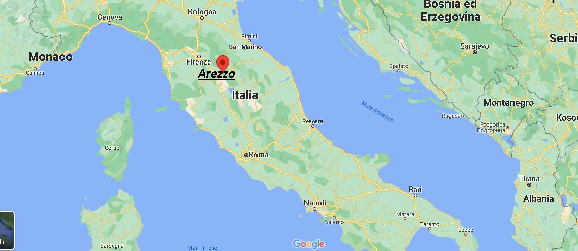 Dove si trova Arezzo