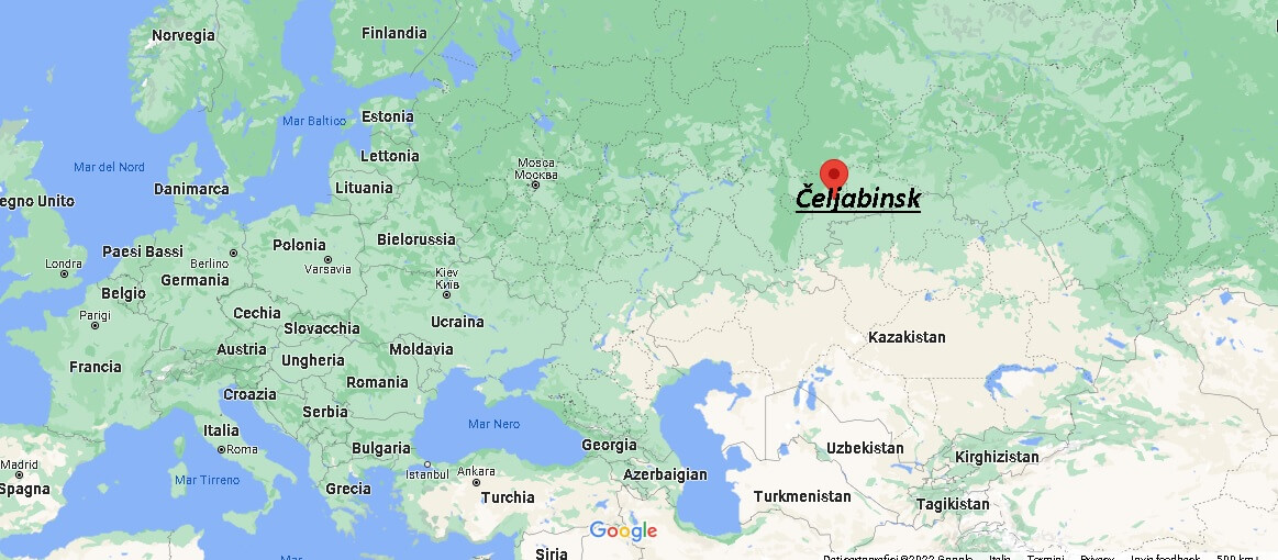 Dove si trova Čeljabinsk