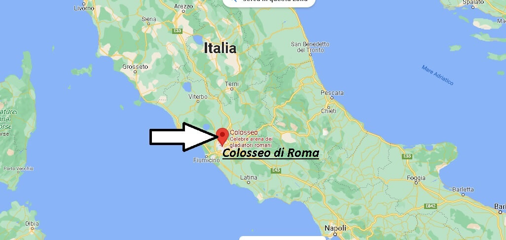 Dove si trova Coliseo