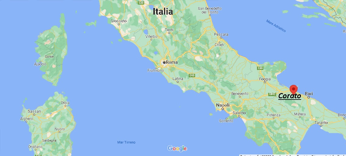 Dove si trova Corato Italia