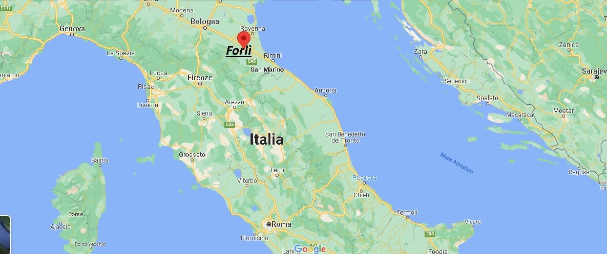 Dove si trova Forlì