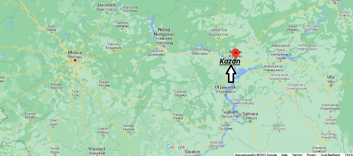Dove si trova Kazan