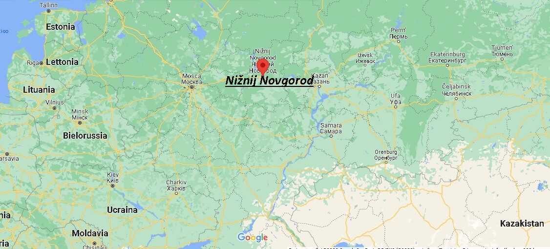 Dove si trova Nižnij Novgorod