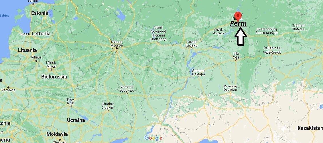 Dove si trova Perm, Russia