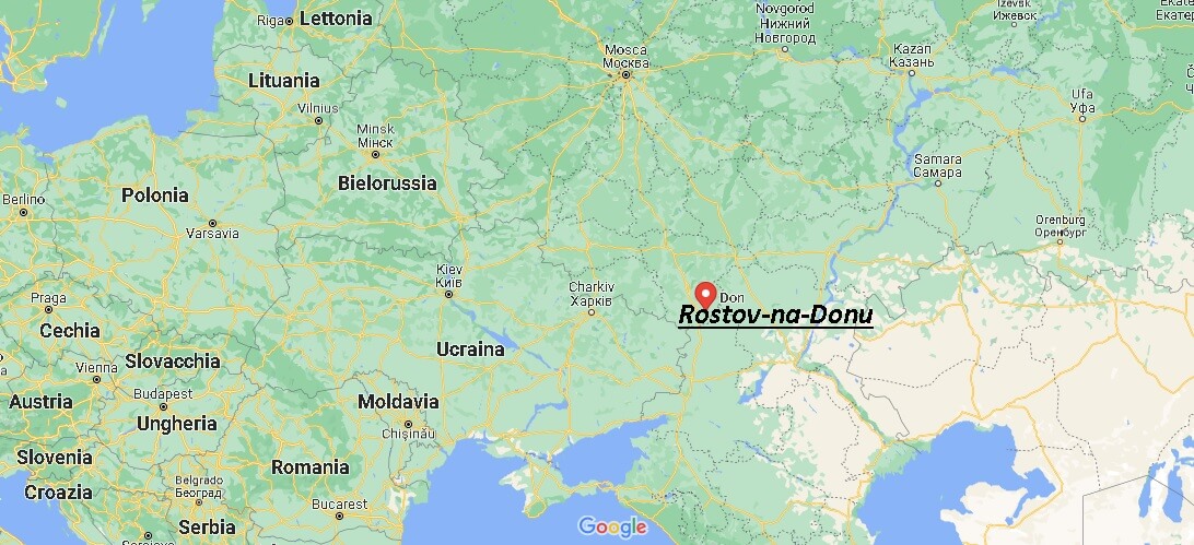 Dove si trova Rostov-na-Donu? Mappa Rostov-na-Donu