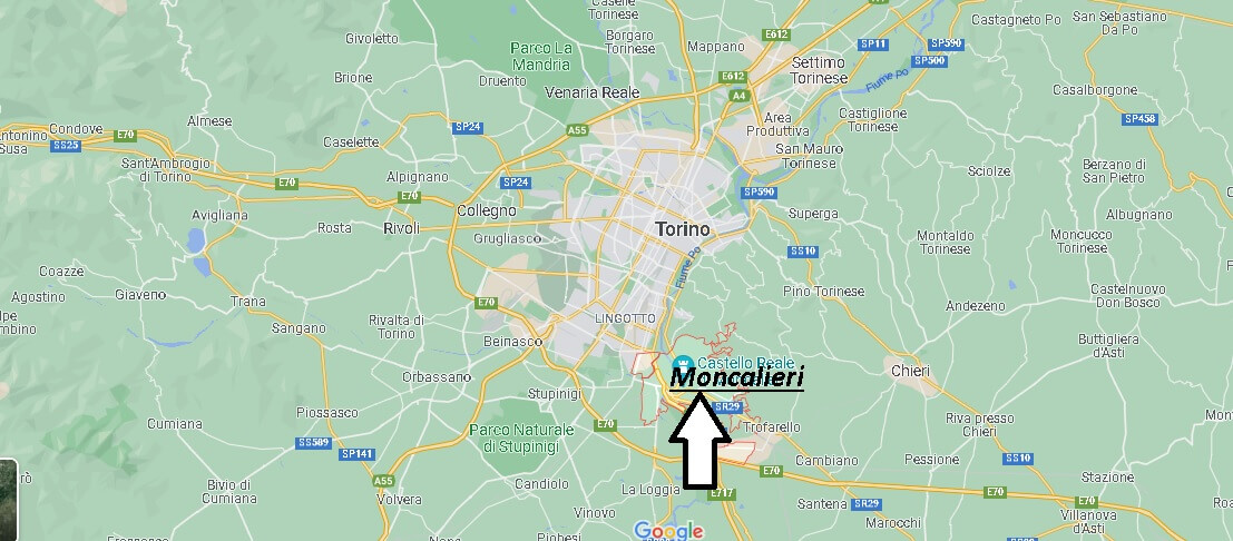 In che provincia si trova Moncalieri