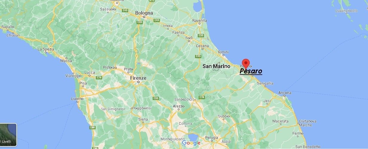 In quale regione si trova Pesaro