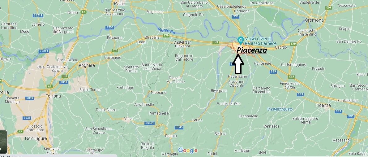 In quale regione si trova Piacenza
