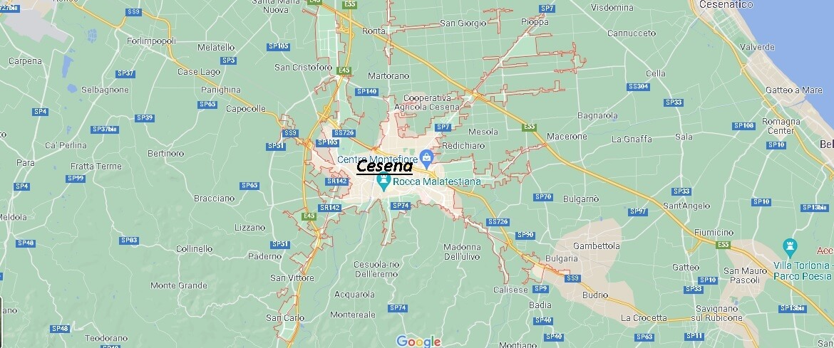 Mappa Cesena