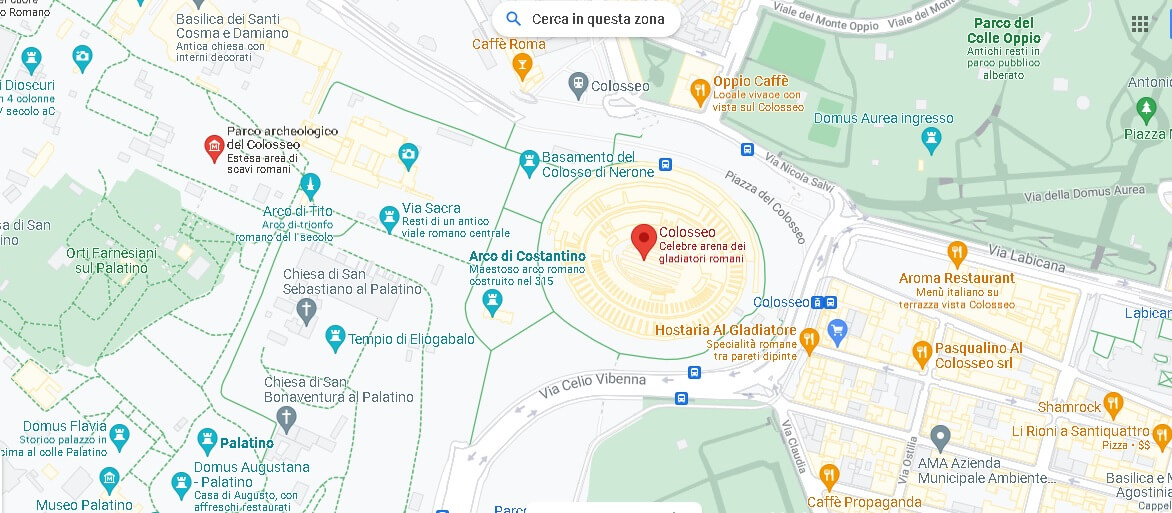 Mappa Coliseo