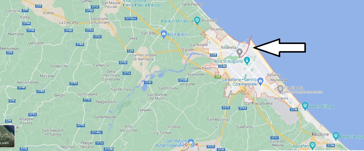 Mappa Rimini
