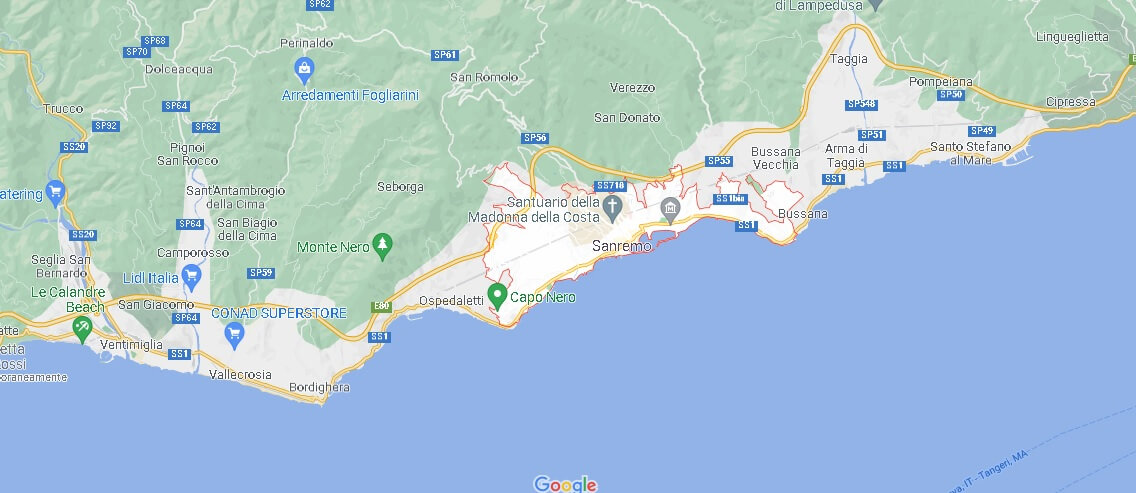 Mappa San Remo