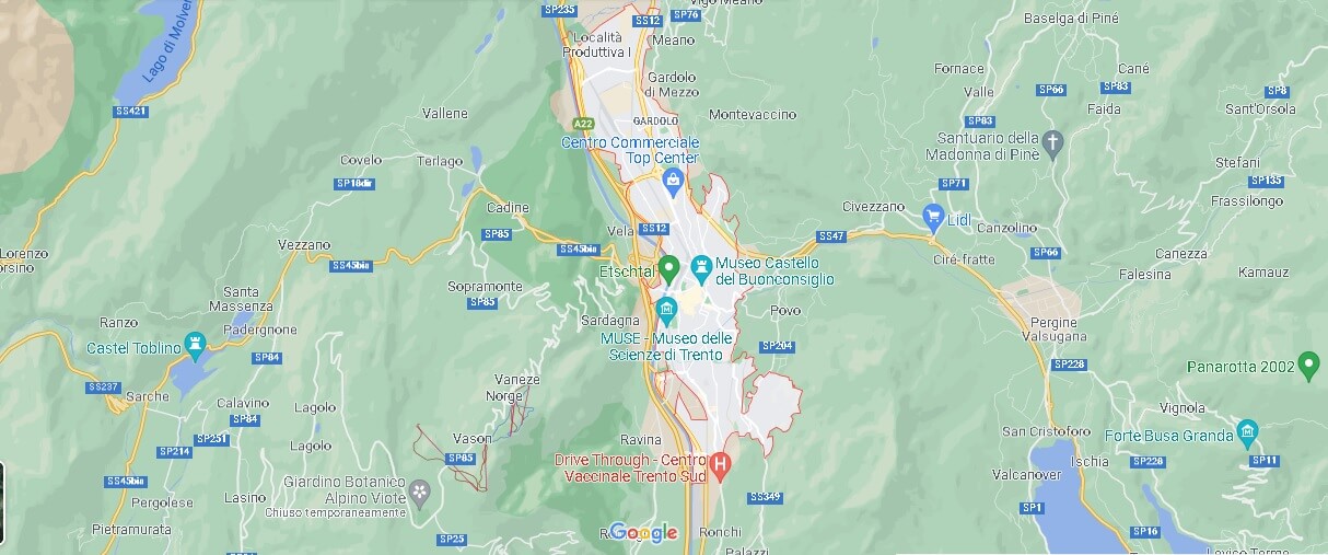 Mappa Trento