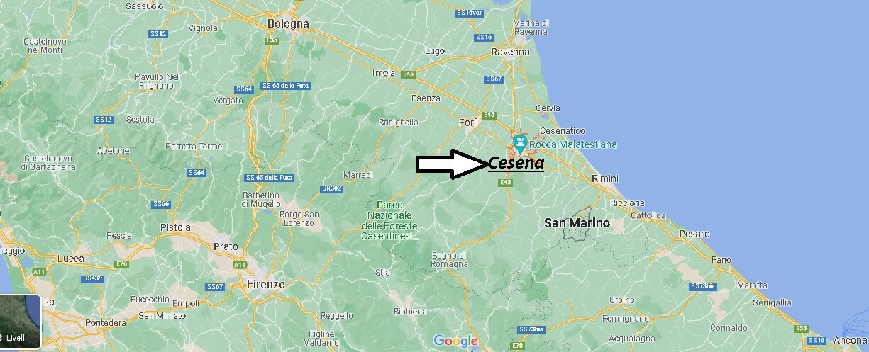 Qual è la regione di Cesena