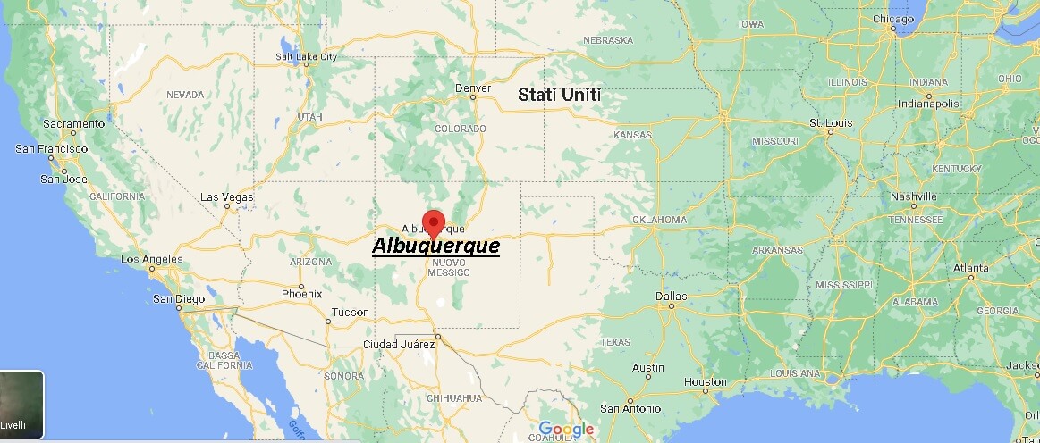 Dove si trova Albuquerque Stati Uniti