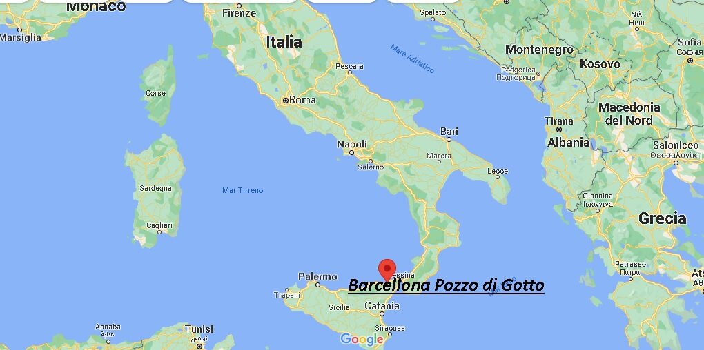 Dove si trova Barcellona Pozzo di Gotto Italia