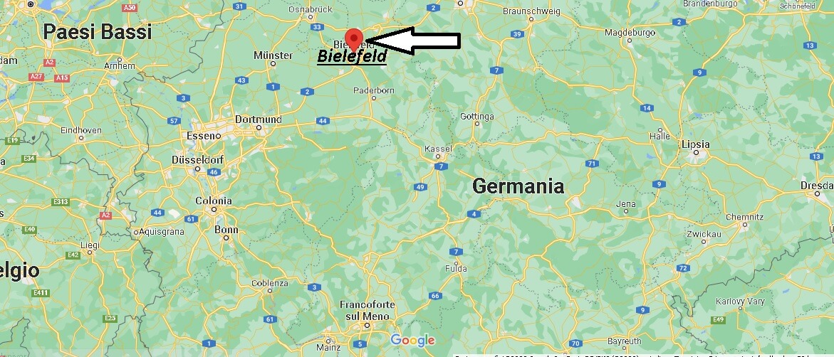 Dove si trova Bielefeld Germania