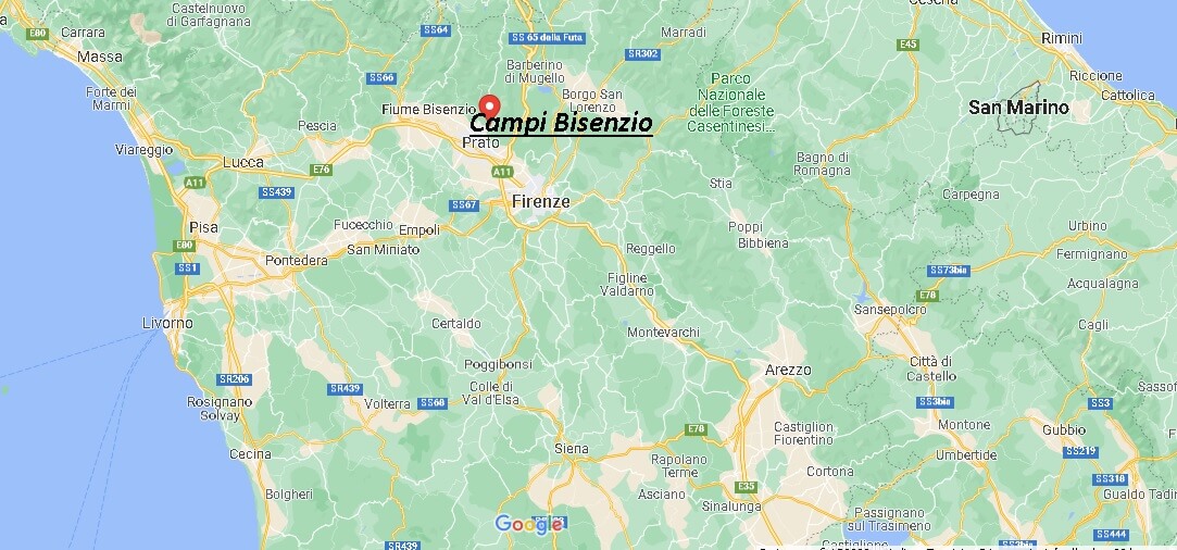Dove si trova Campi Bisenzio Italia
