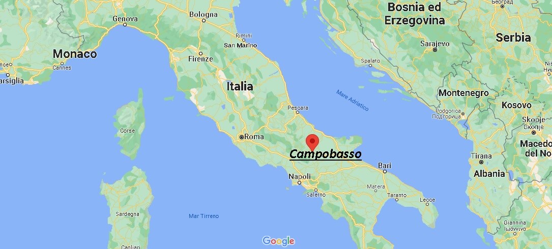 Dove si trova Campobasso Italia