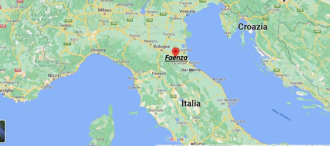 Dove si trova Faenza Italia