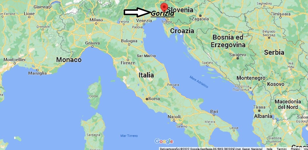 Dove si trova Gorizia Italia