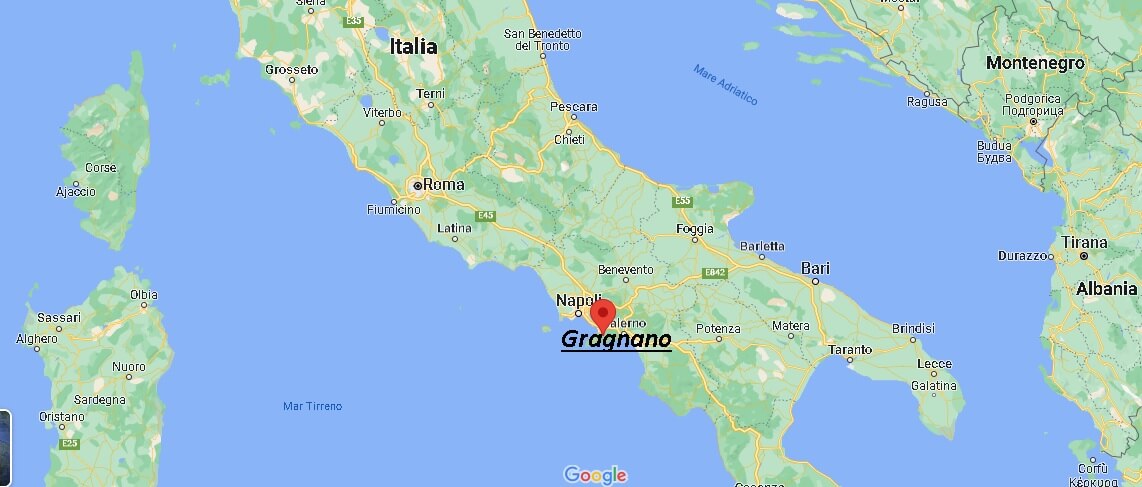 Dove si trova Gragnano Italia